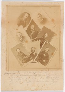 Offiziere des 109. Regiments zu Fuß (Bombay Infantry) von Unknown photographer