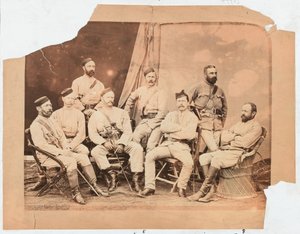 Offiziere des 4. Goorkha-Regiments, 1879 von Unknown