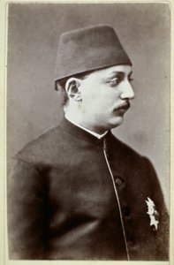 Osmanisches Reich: Porträt von Sultan Murad V. (1840-1904) Fotografie. 1876 Ankara, Türkische Historische Gesellschaft Türkei von Unknown photographer