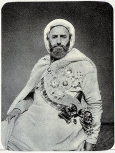 Porträt von Abd-el-Kader im Jahr 1875 - Fotografie