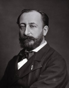 Porträt von Camille Saint-Saëns (1835 - 1921), französischer Komponist