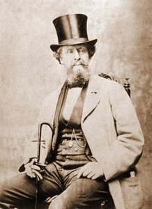 Porträt von Charles Dickens (1812-1870), englischer Schriftsteller um 1855 von Unknown photographer