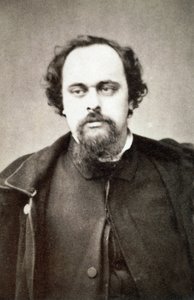 Porträt von Dante Gabriel Rossetti (1828-1882) - Um 1860 von Unknown photographer