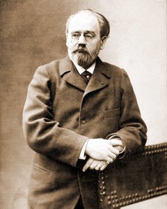 Porträt von Emile Zola (1840 - 1902), französischer Schriftsteller