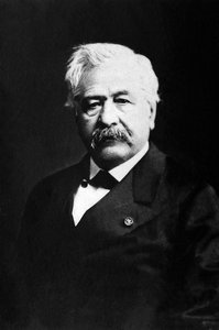 Porträt von Ferdinand de Lesseps (1805-1894), französischer Diplomat und Unternehmer. von Unknown photographer