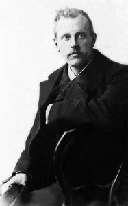 Porträt von Fridtjof Nansen (1861-1930), norwegischer Entdecker und Zoologe.