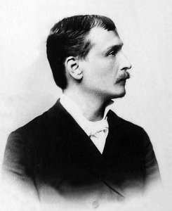 Porträt von Georges Moineau, genannt Georges Courteline (1858-1929), französischer Romanautor und Dramatiker. von Unknown photographer