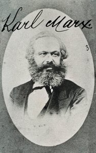 Porträt des deutschen Philosophen und Ökonomen Karl Marx (1818-1883). Fotografie. Montreuil. Museum der lebendigen Geschichte. von Unknown photographer