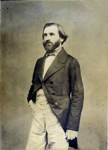 Porträt von Giuseppe Verdi um 1845 Museo della Scala de Milan