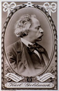 Porträt von Karoly Goldmark (oder Karl) (1830-1915) ungarischer Komponist Fotografie. 19. Jahrhundert. Bologna, civico Museo Museo