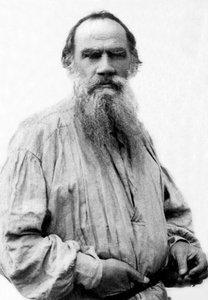 Porträt von Leo Tolstoi (1828-1910), russischer Schriftsteller. von Unknown photographer