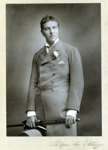 Porträt von Philippe, Herzog von Orléans (1869 - 1926), junger Mann