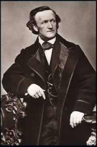 Porträt des Komponisten Richard Wagner (1813-1883) - Porträt von Richard Wagner (1813-1883), deutscher Komponist von Unknown photographer