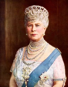 Königin Mary, Gemahlin von König George V., Mary von Teck, Victoria Mary Augusta Louise Olga Pauline Claudine Agnes