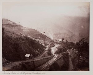 Umkehrstation an der Darjeeling-Himalaya-Linie, ca. 1885