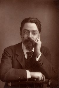Sidney Webb, Baron Passfield (1859-1947) englischer Volkswirtschaftler und Sozialreformer, ca. 1890 von Unknown photographer