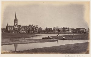 Die Kathedrale und der Bischofspalast Kalkutta von Unknown photographer