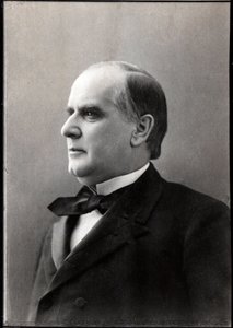 WILLIAM McKinley (1843-1901), 25. Präsident der Vereinigten Staaten - Porträt von William Mac Kinley (Mac-Kinley oder McKinley) von Unknown photographer