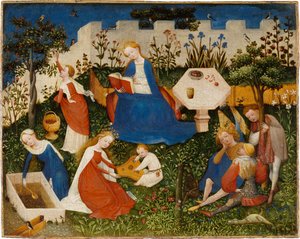 Der kleine Garten des Paradieses, ca. 1410-1420