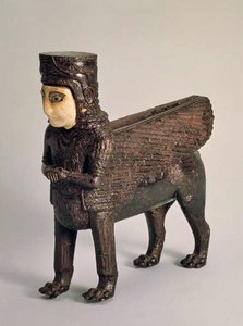 Figur, die einen Thron schmückt, gefunden an der Stätte von Toprak Kale, nahe Van