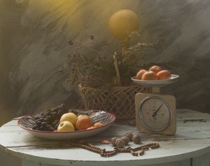 Rustikales Herbst-Stillleben