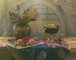 Rustikales Florales Stillleben