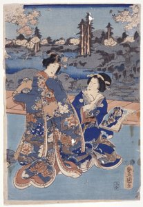 Ein Edo-Vergleich von Murasakis Figuren (Edo Murasaki Sugata Kurabe)