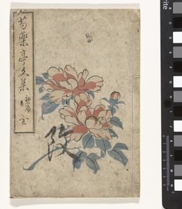 Anthologie der Pfingstrosen von Utagawa (school of)