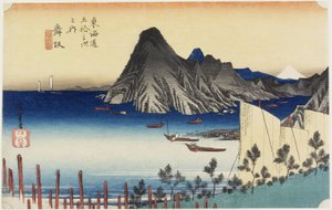 Tatsächliche Ansicht von Imagiri, Maisaka, ca. 1833