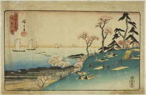 Kirschblüten am Goten-Hügel (Gotenyama no hana), aus der Serie "Berühmte Orte in Edo (Koto meisho)"