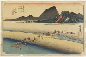 Entferntes Ufer des O_i-Flusses, Kanaya, ca. 1833