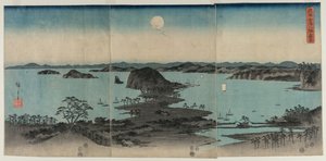 Acht Ansichten von Kanazawa bei Nacht
