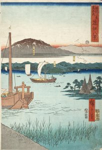 Acht Ansichten von Ōmi von Utagawa Hiroshige