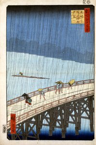 Abendregen bei Atake und die große Brücke, 1856-1858