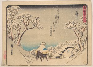 Fujikawa von Utagawa Hiroshige