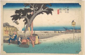Fukuroi; De Chaya von Utagawa Hiroshige