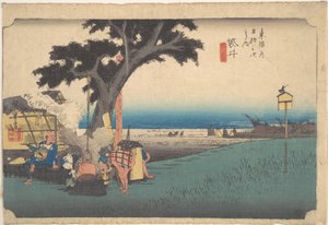Fukuroi; De Chaya von Utagawa Hiroshige