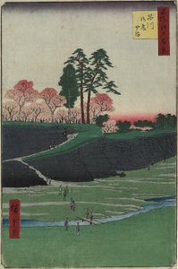 Gotenyama-Hügel, Shinagawa, April 1856