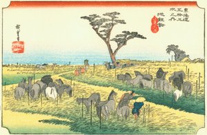 Chirifu von Utagawa Hiroshige