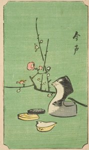 Imado, Abschnitt eines Blattes aus der Serie "Ausschnitte berühmter Orte in Edo (Edo meisho harimaze zue)"