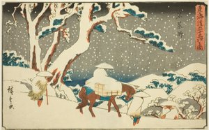 Ishiyakushi, aus der Serie "Dreiundfünfzig Stationen des Tokaido"