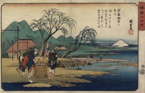 Juwelenfluss von Cho_fu in der Provinz Musashi, 1835-1837