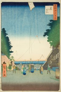 Kasumigaseki, aus der Serie "Hundert berühmte Ansichten von Edo" von Utagawa Hiroshige