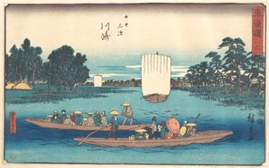 Kawasaki von Utagawa Hiroshige