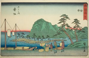 Maisaka—Nr. 31, aus der Serie "Dreiundfünfzig Stationen des Tokaido (Tokaido gojusan tsugi)," auch bekannt als der Reisho Tokaido