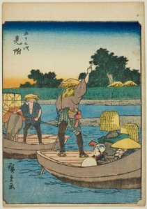 Mitsuke, aus der Serie "Dreiundfünfzig Stationen des Tokaido"