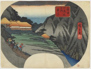 Miyanoshita, 1834-39 (Farbholzschnitt)