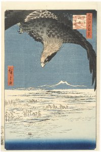 Susaki und die Jūmantsubo-Ebene bei Fukagawa von Utagawa Hiroshige