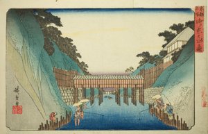 Ansicht von Ochanomizu, aus der Serie "Berühmte Orte in der östlichen Hauptstadt" von Utagawa Hiroshige