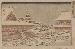 Jahresendmesse am Kinryuzan-Tempel von Utagawa Hiroshige